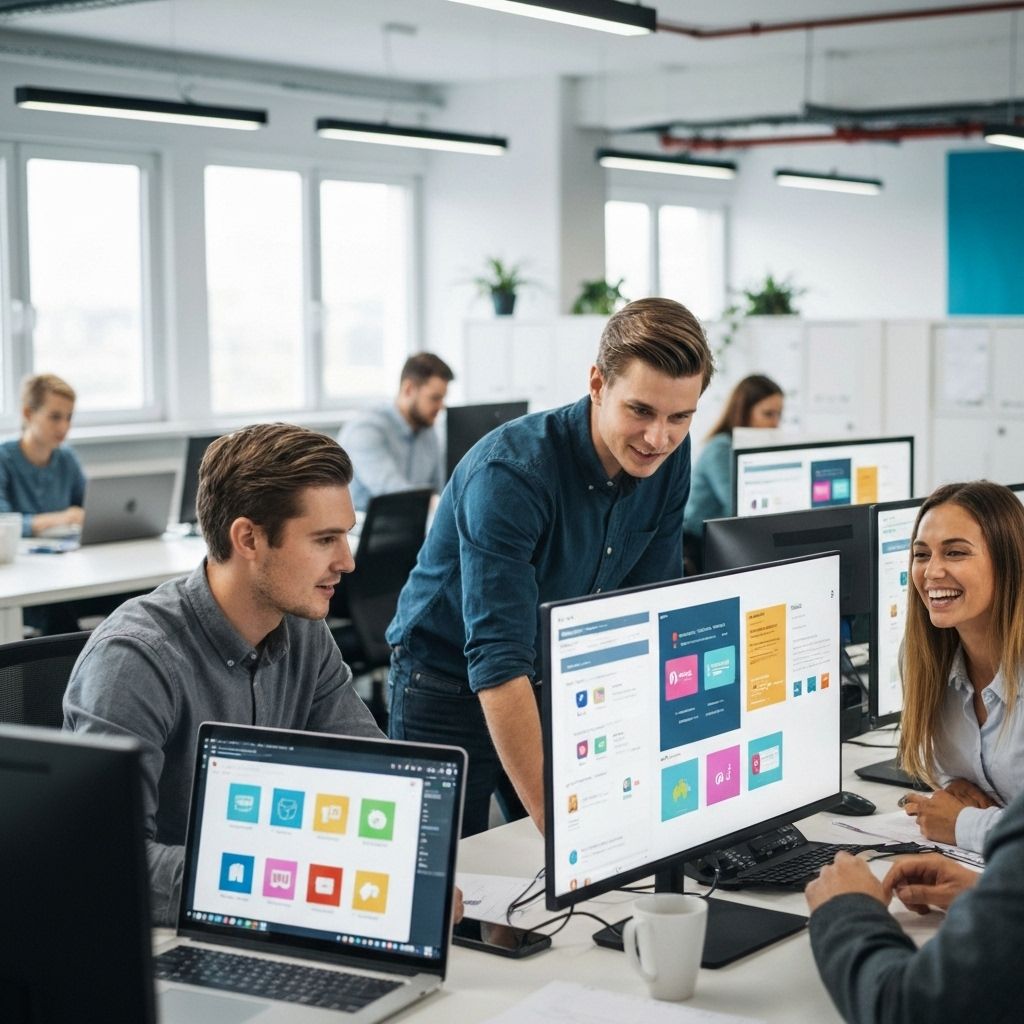 Mandarhitech Team Working on Customer Support